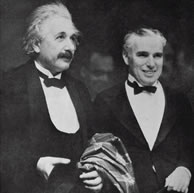 Chaplin with Einstein